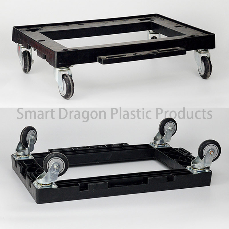 SMART DRAGON-High Quality Plastic Dollies Moving Pallet Dolly With Wheels
