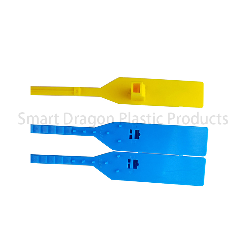 Plastic Pull Tight Security Seals with Serial Numbers and Company Logo-2