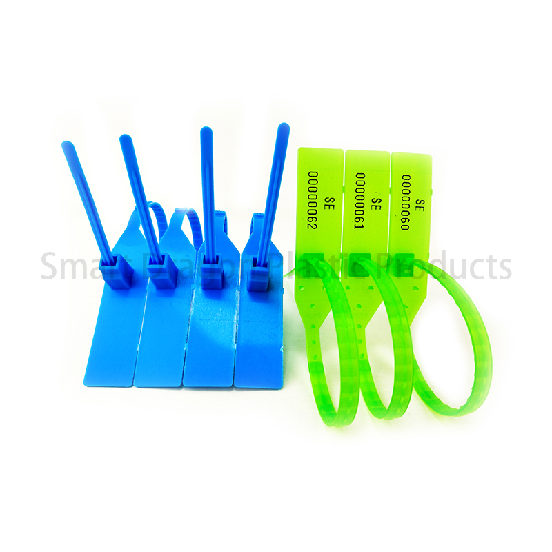 Plastic Pull Tight Security Seals with Serial Numbers and Company Logo-3
