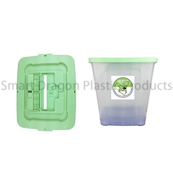 Transparent Plastic Ballot Box with Lid for Election Voting-3