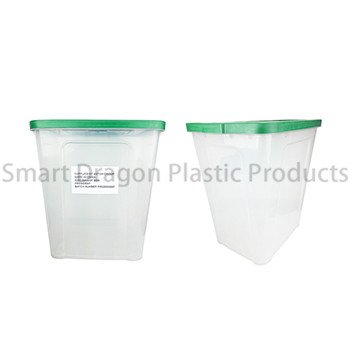 Transparent Plastic Ballot Box with Lid for Election Voting-1