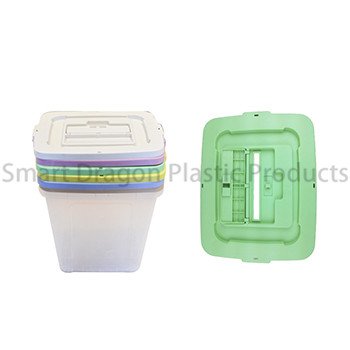 Transparent Plastic Ballot Box with Lid for Election Voting-5