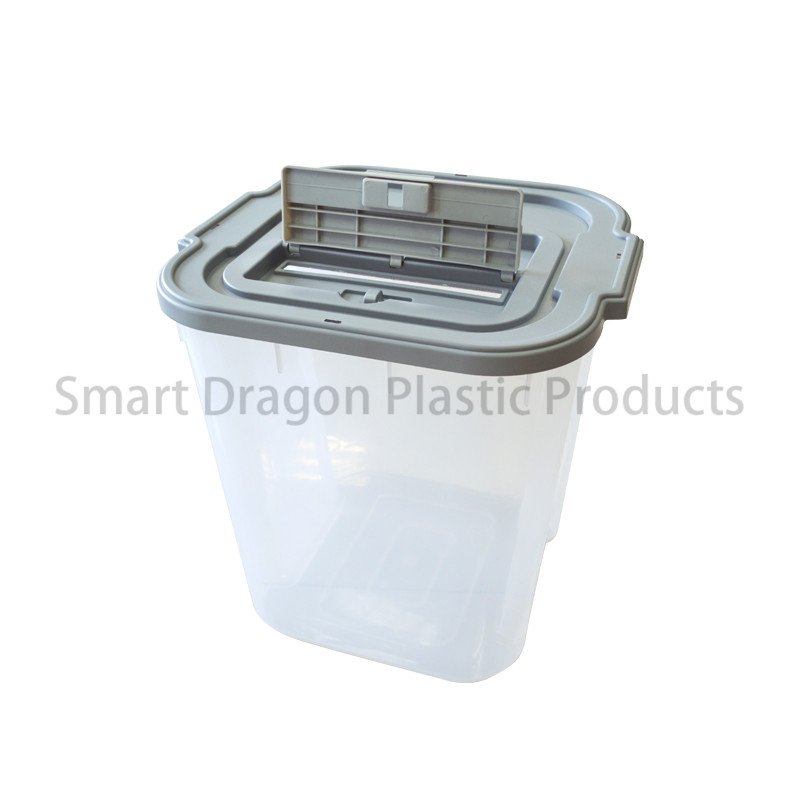 SMART DRAGON Clear Plastic Voting Ballot Box with Security Seal & Cover Plastic Ballot Box image141