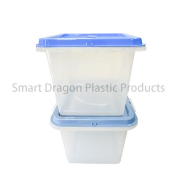 SMART DRAGON Clear Plastic Disposable Election Ballot  Box with Blue Cover Plastic Ballot Box image140