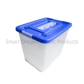 SMART DRAGON Simple 65l Small Plastic Suggestion Transparent Floor Standing Ballot Box with Cover Plastic Ballot Box image138