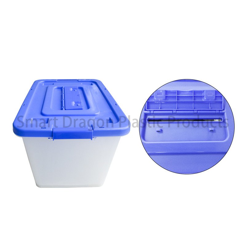 SMART DRAGON Large Transparent Multi-Function Hard Plastics Ballot Voting Boxes Plastic Ballot Box image136