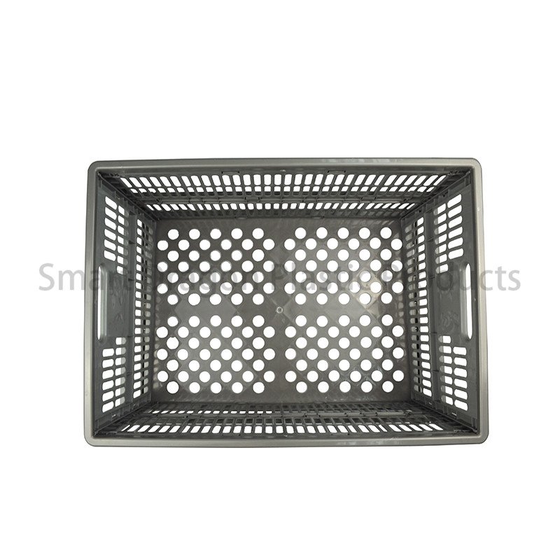 SMART DRAGON Collapsible PP Material Plastic Storage Box Perforated Ventilate Folding Basket Plastic Folding Boxes image130