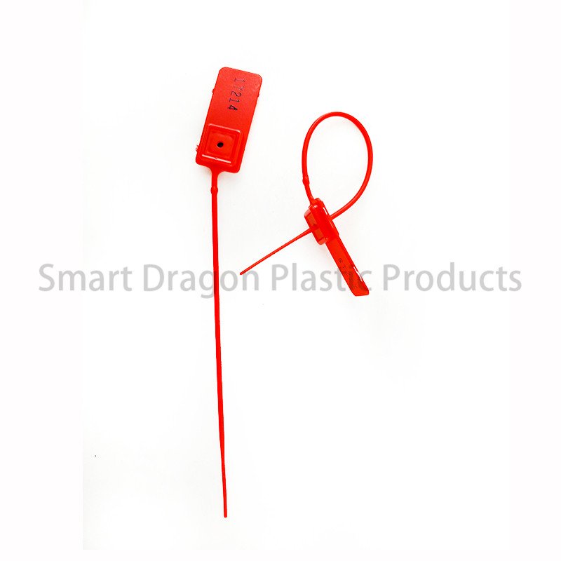 SMART DRAGON Standard Red Pull Tight Plastic Seal 180mm With Number Plastic Security Seal image122