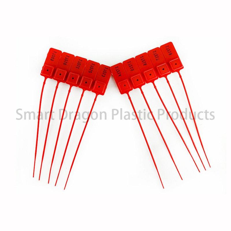 Standard Red Pull Tight Plastic Seal 180mm With Number