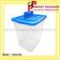 Transparent 86l Plastic Ballot Box with Seals Security Tags Sign Holder