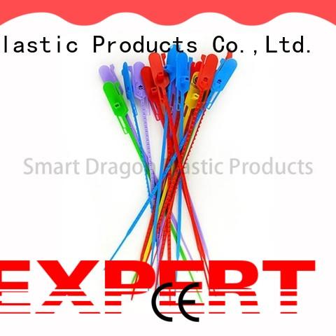 SMART DRAGON adjustable plastic tamper seals pp material for packing