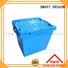nesting turnover crate with lid hand-moving for forwarder SMART DRAGON