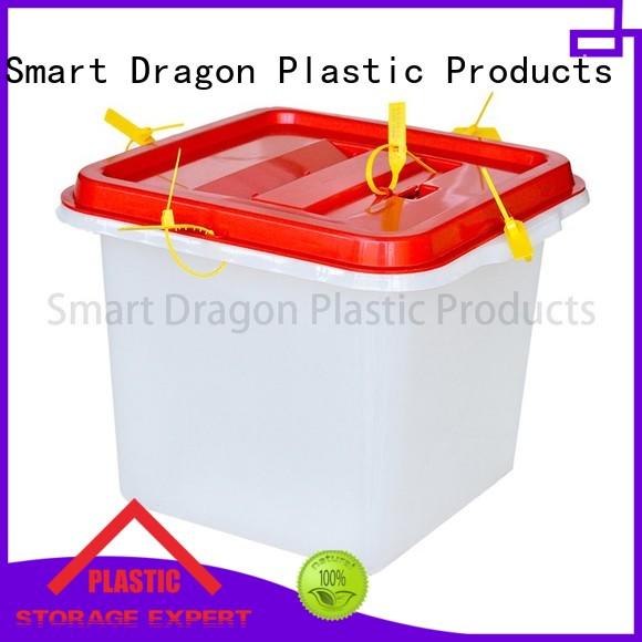 SMART DRAGON clear 40l ballot box brands for election