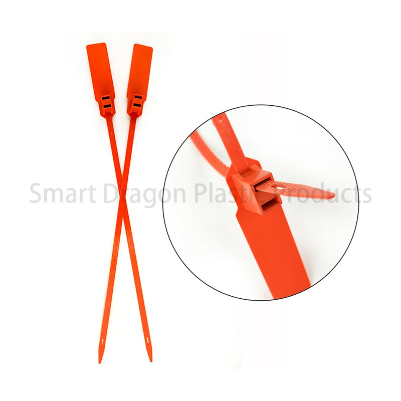 SMART DRAGON Pull Tight Plastic Security Self-Locking Barcode Seals Plastic Security Seal image108