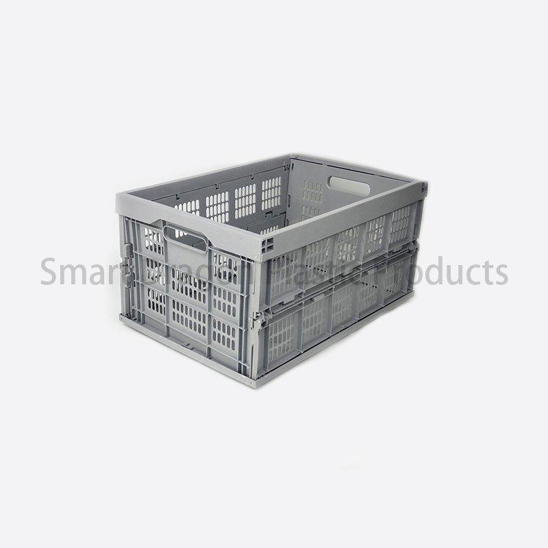 Food Grade Plastic Turnover Box Folding Basket Boxes