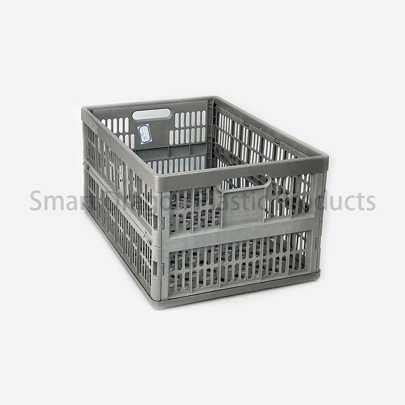 SMART DRAGON Large Size Collapsible Plastic Crates For Storage Plastic Folding Boxes image96