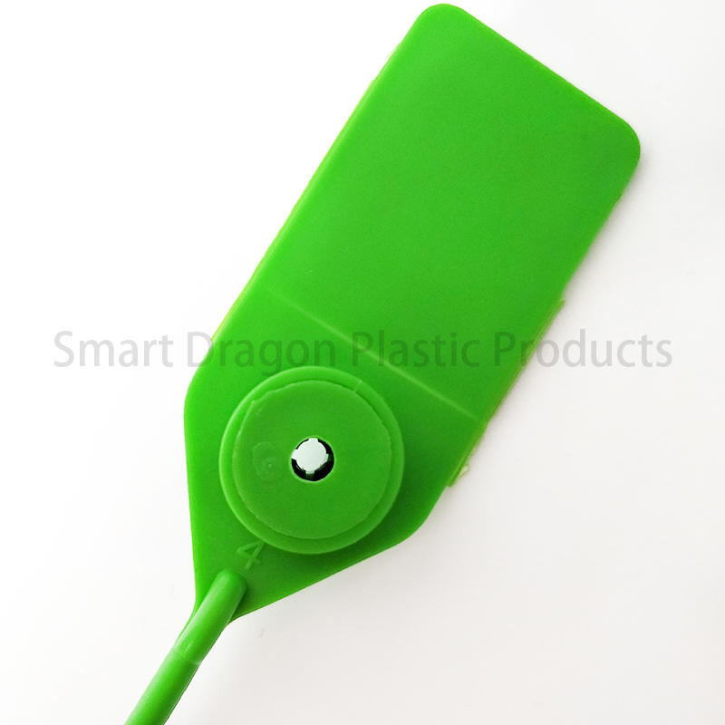 green plastic tamper evident seals tigh for voting box SMART DRAGON