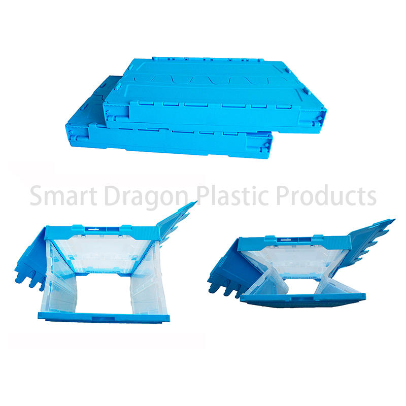 SMART DRAGON wall plastic turnover boxes logistic for supermarket