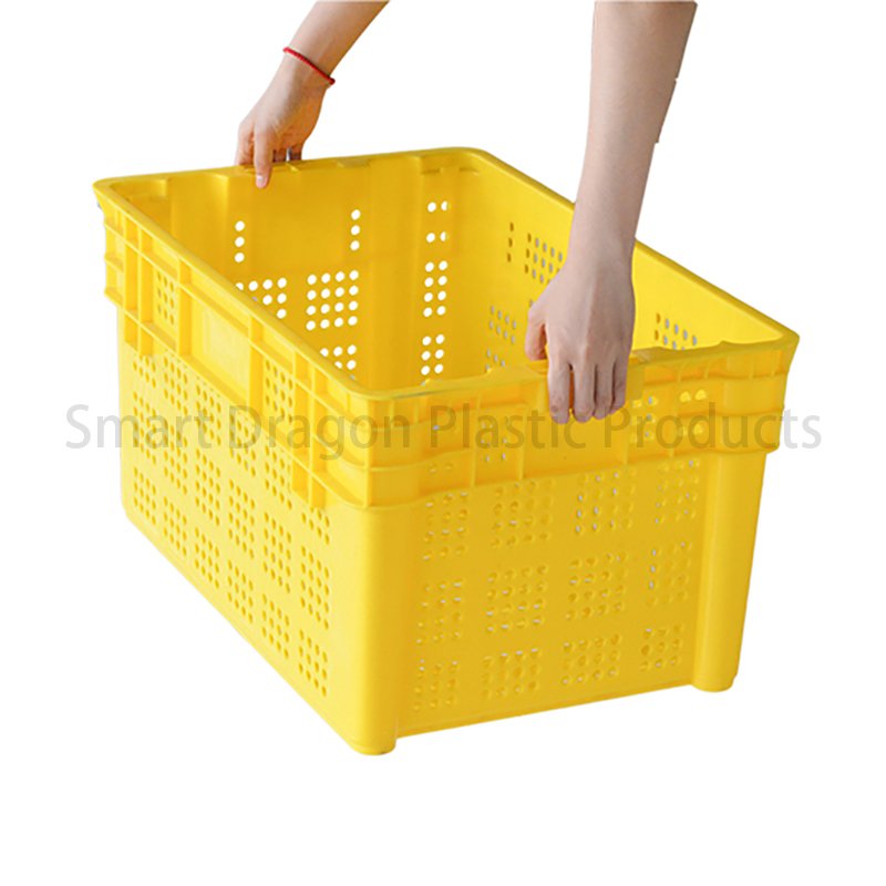 SMART DRAGON Pp Material Mesh Wall Storage Plastic Basket Plastic Turnover Boxes image47