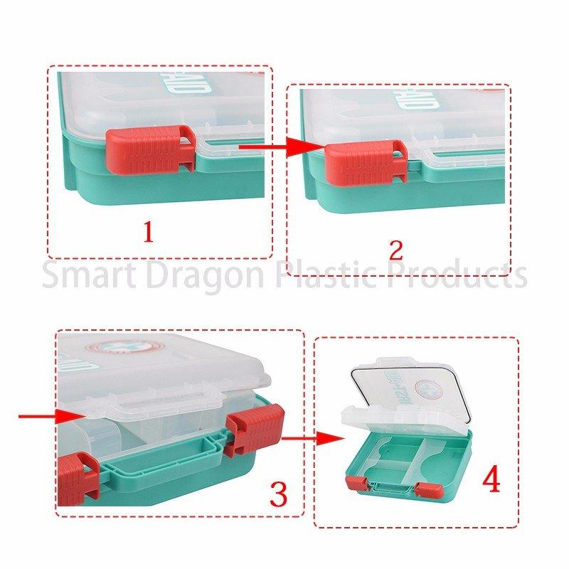 travel camping material OEM plastic medicine box SMART DRAGON