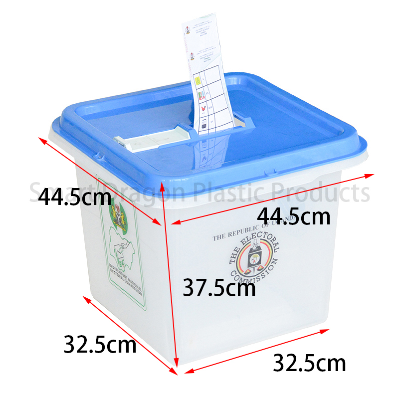 SMART DRAGON-High-quality Pp Material 45l-55l Plastic Ballot Boxes For Election