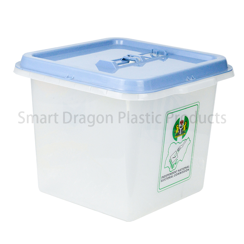 SMART DRAGON 45L-55L Clear Plastic Ballot Box For Election Plastic Ballot Box image3