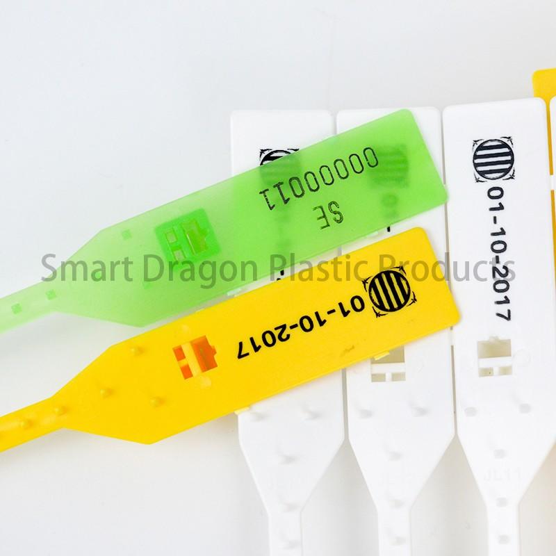 pull colored SMART DRAGON Brand plastic bag security seal