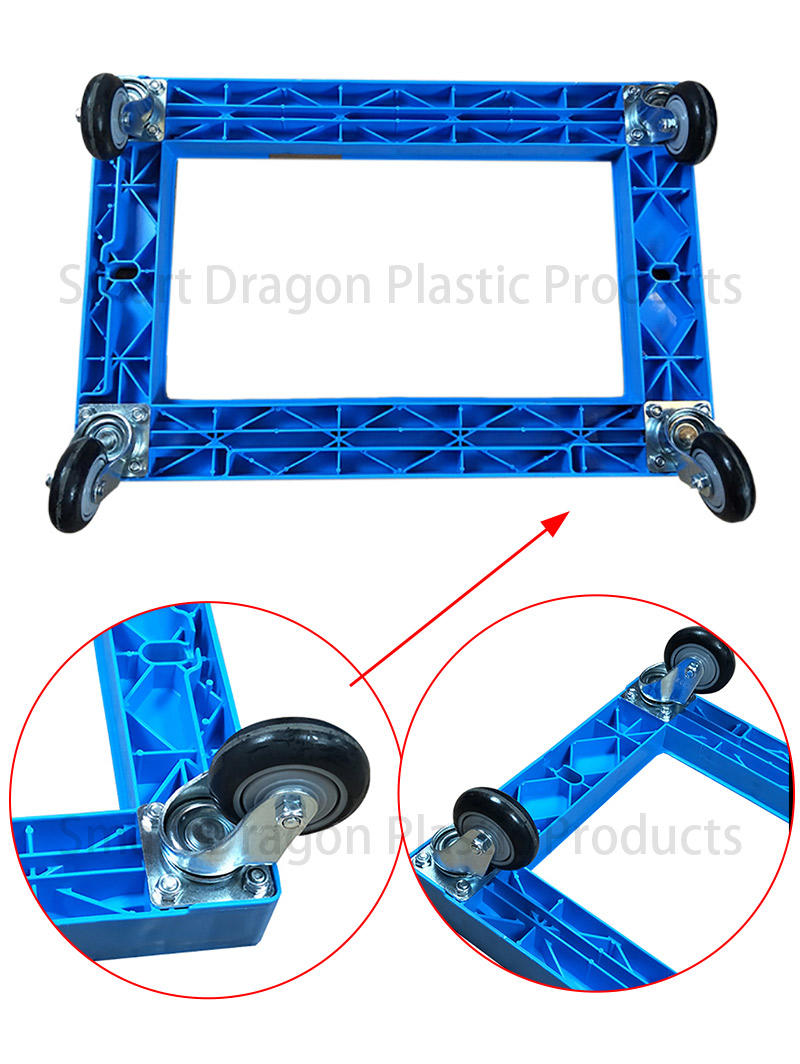 plastic folding hand truck folded for platform SMART DRAGON