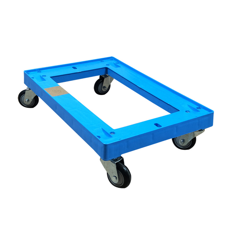 Portable Plastic Deck Platform Trolley Four-Wheel