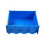Blue Stackable Nesting Plastic Turnover Boxes Crates With Lid