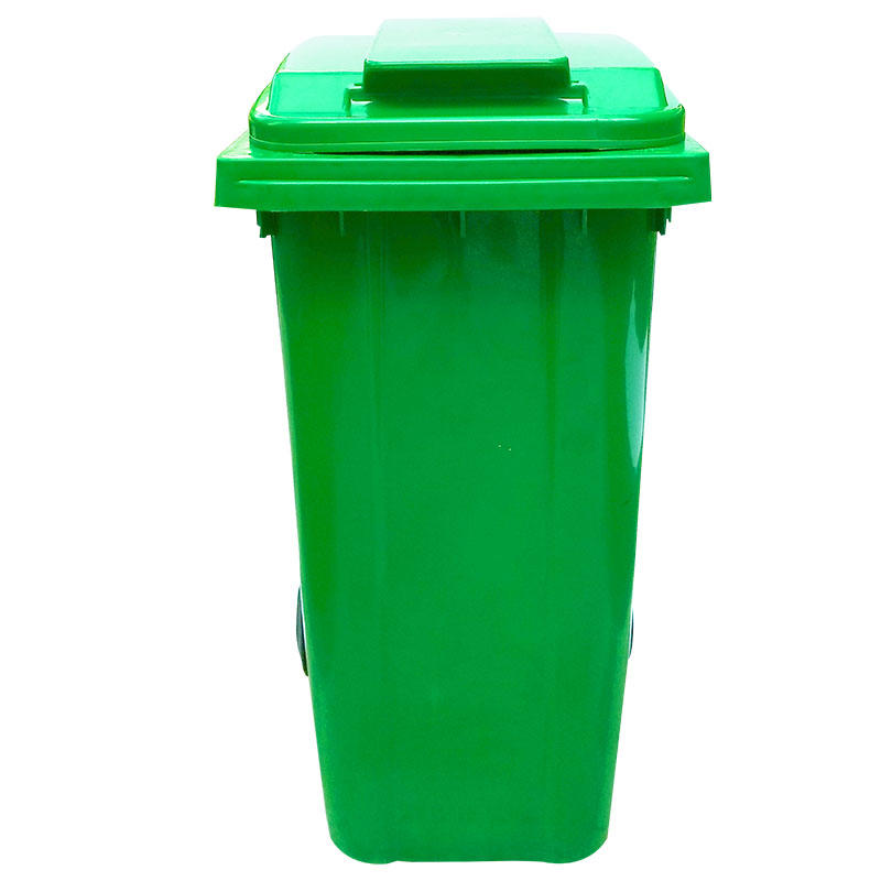 240L Street Standing Wheeled Plastic Trash Can Waste Bin