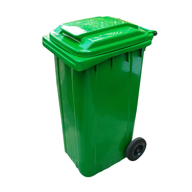 Outdoor 240L Plastic Wheeled Garbage Bin Trash Can Dustbin