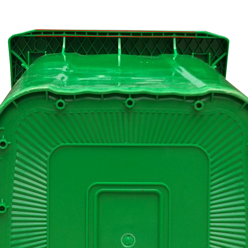 SMART DRAGON-Outdoors Street Plastic 240l Trash Can Waste Bin-smart Dragon Plastic Products-2