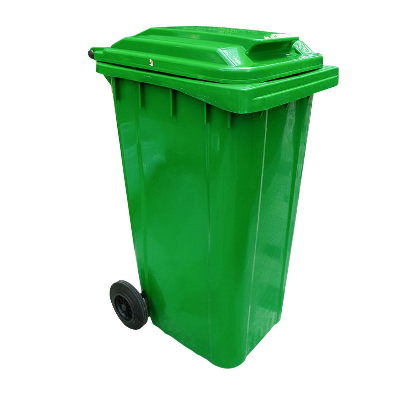 Outdoor 240L Plastic Wheeled Garbage Bin Trash Can Dustbin Waste Bin