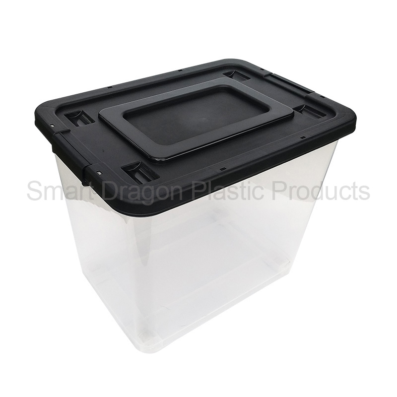 New Transparent Plastic Storage Box With Pulley