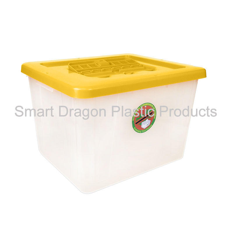 40-50L heavy duty translucent Plastic ballot box with lock for election