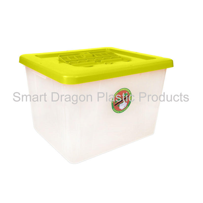 40-50L Clear PP ballot voting box for voting for election
