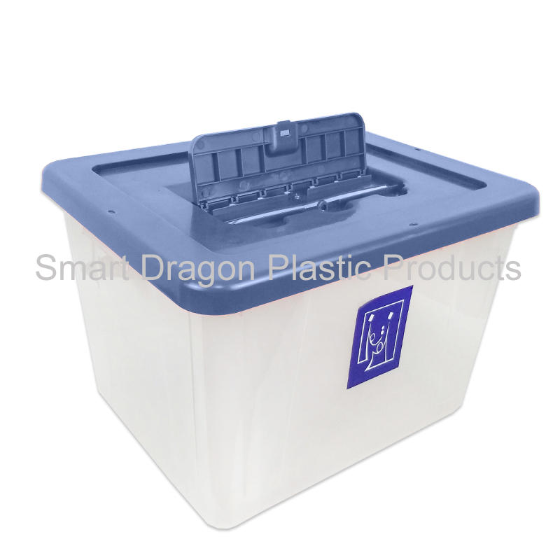 40L-50L transparency plastic ballot box floor standing plastic ballot box