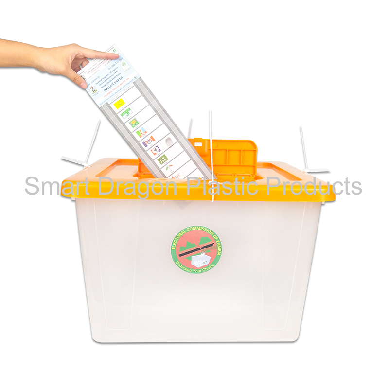Clear Plastic Ballot Box With Lock Pp Plastic election Box With Voting