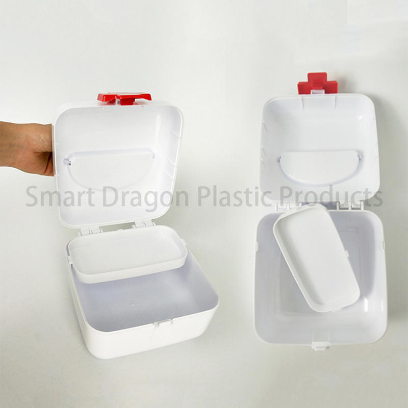 SMART DRAGON-First Aid Box Supplies | Portable Pp Material Plastic Mini Box For Medicine-2