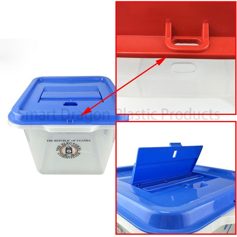 SMART DRAGON clear 40l ballot box brands for election-2