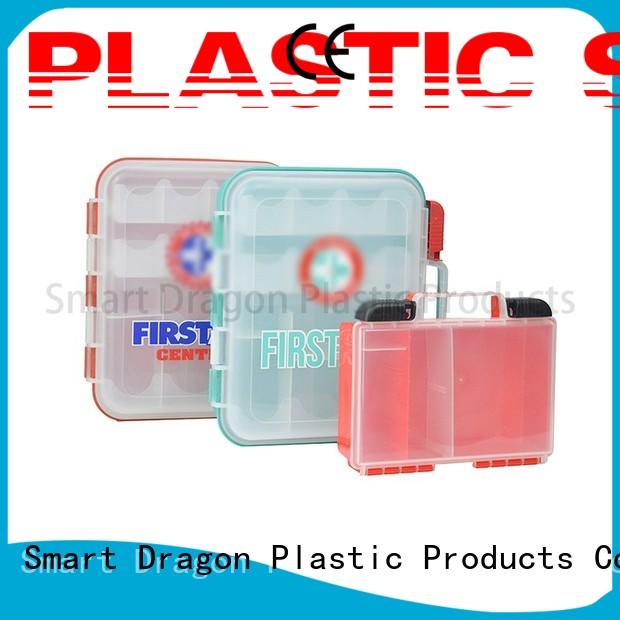 SMART DRAGON small design plastic first aid box cheapest factory price for storage