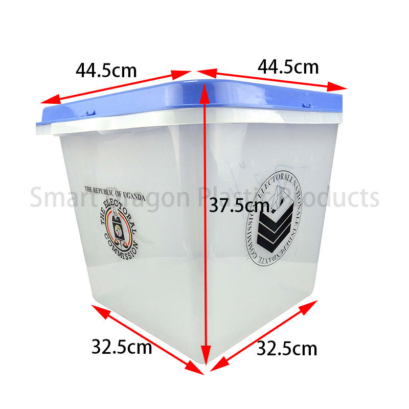 SMART DRAGON clear 40l ballot box brands for election-1