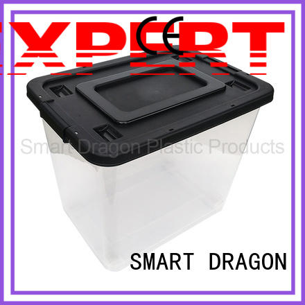 SMART DRAGON liter black plastic storage bins OEM for ballot