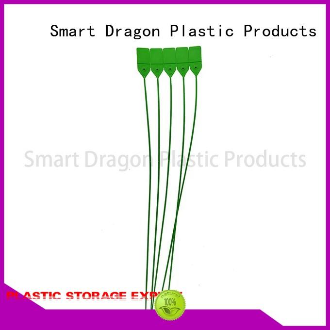 logo 180mm OEM plastic bag security seal SMART DRAGON