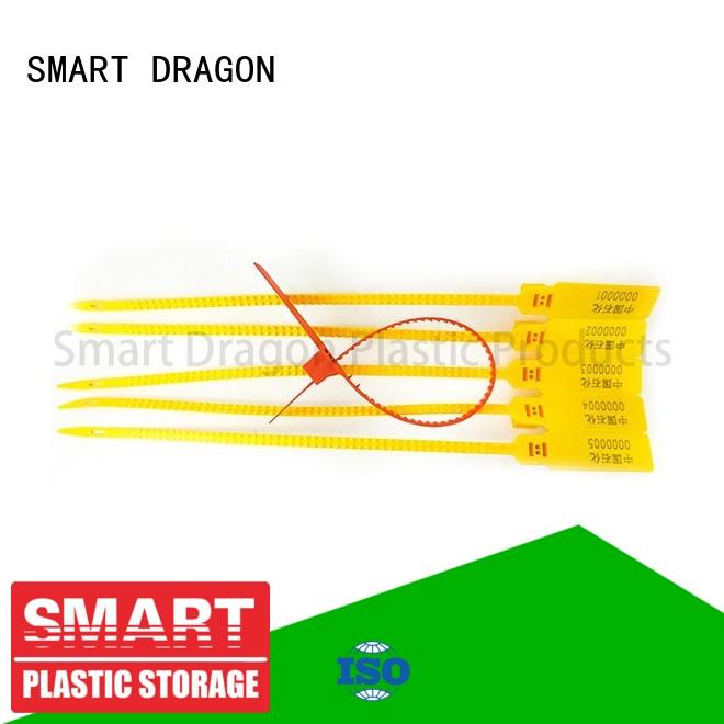 SMART DRAGON Brand red printed 210mm high security truck seals locking