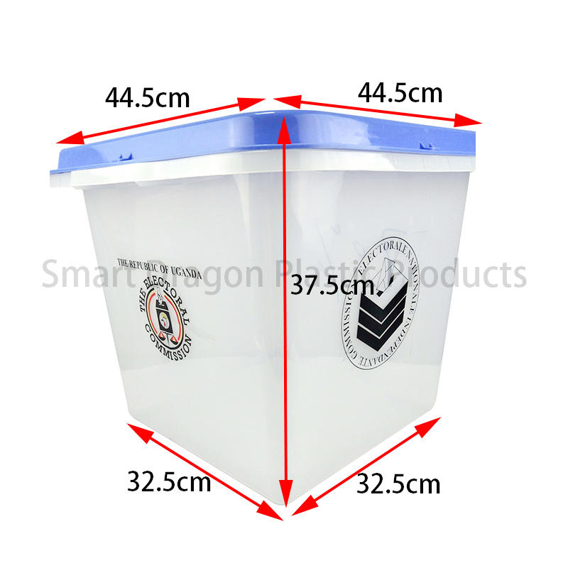 SMART DRAGON-Best Voting Ballot Box 45l-55l Plastic Ballot Box With Seal Lock Manufacture