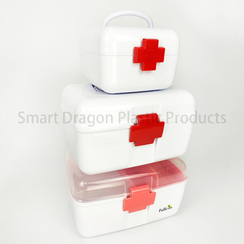 SMART DRAGON-First Aid Box Supplies | Portable Pp Material Plastic Mini Box For Medicine-1