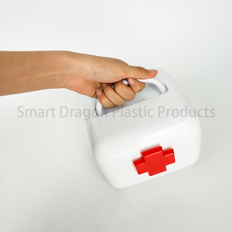 SMART DRAGON-First Aid Box Supplies | Portable Pp Material Plastic Mini Box For Medicine