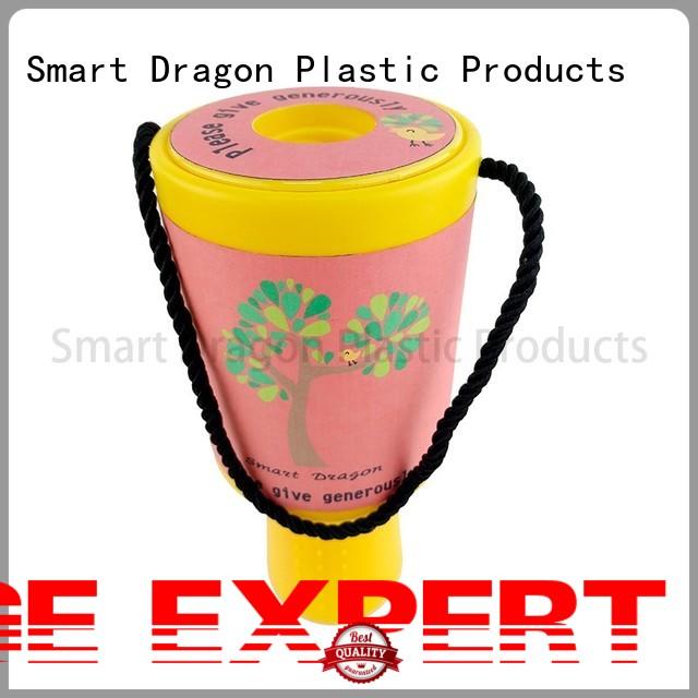 SMART DRAGON multi-functional money collection box red for charity collection